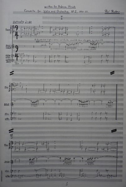 Violin Concerto No.2 (1990 - 91) - Full Score