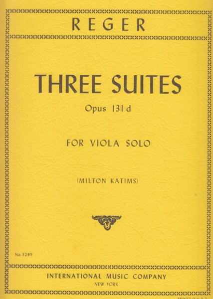 Three Suites Op.131d for Viola Solo