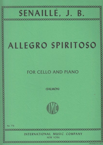 Allegro Spiritoso - Cello & Piano