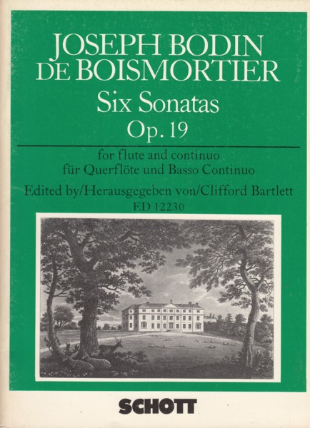 Six Sonatas for Flute and Basso Continuo, Op.19
