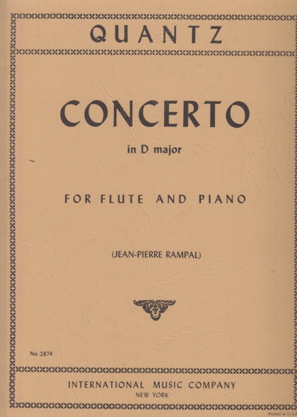 Flute Concerto in D major - Flute & Piano