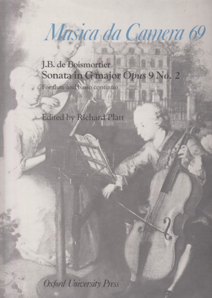 Sonata in G major, Op.9 No.2 for Flute and Basso continuo