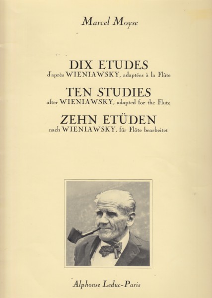 Ten Studies after Wieniawsky adapted for the Flute