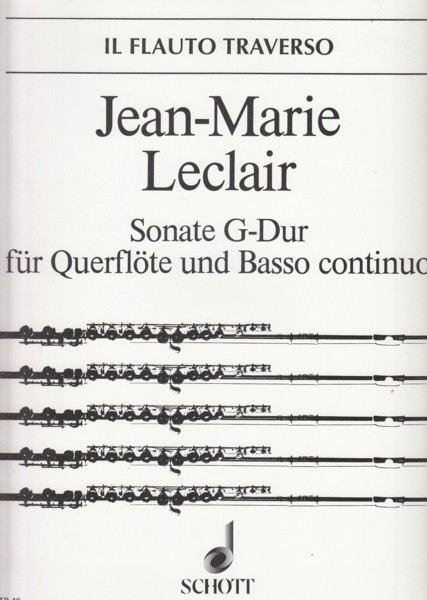 Sonata in G major, Op.IX No.7 for Flute and Basso continuo
