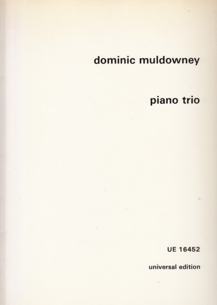 Piano Trio - Score & Parts