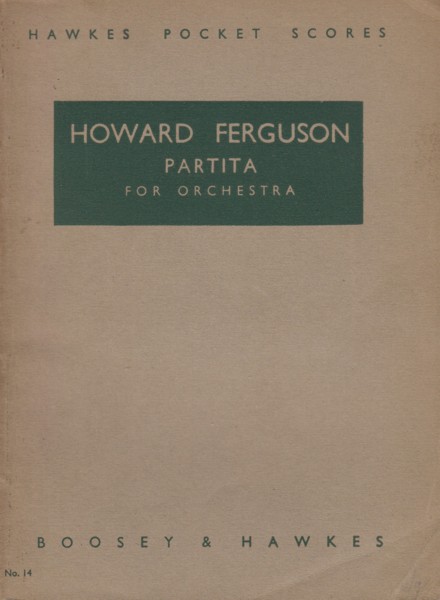 Partita for Orchestra - Study Score