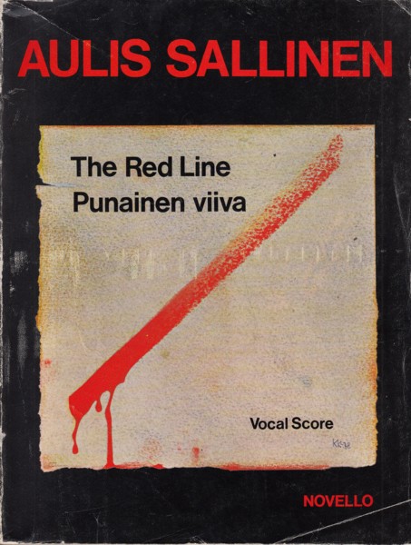 The Red Line, An Opera in Two Acts - Vocal Score