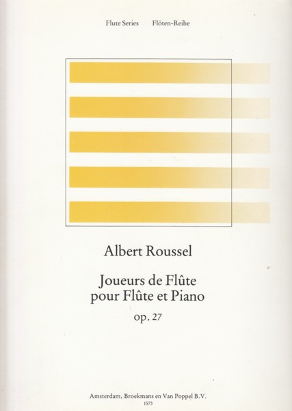 Joueurs de Flute, Op.27 for Flute and Piano