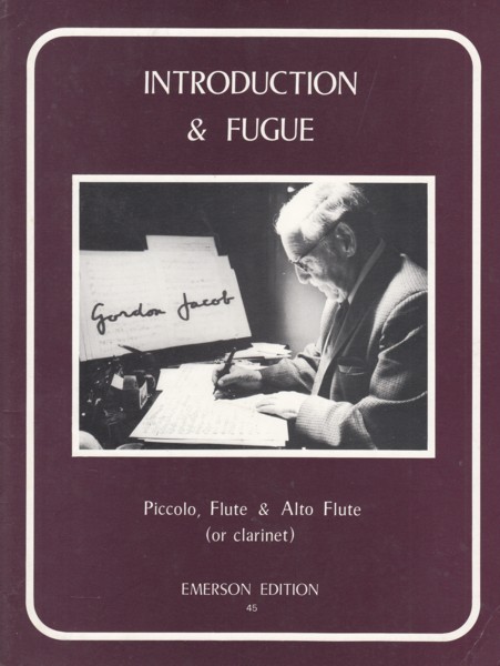Introduction & Fugue for Piccolo, Flute & Alto Flute (or Clarinet) - Score & Parts