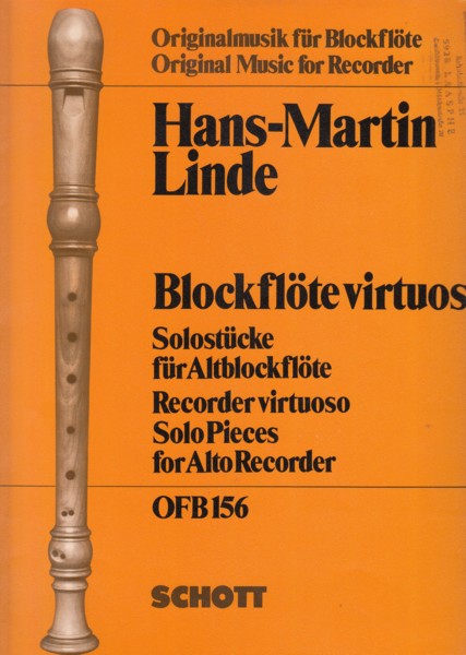 Recorder Virtuoso - Solo Pieces for Treble Recorder