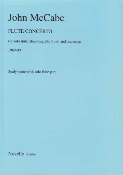 Flute Concerto for Solo Flute (doubling alto flute) and Orchestra (1989/90) - Study Score with Solo Flute Part