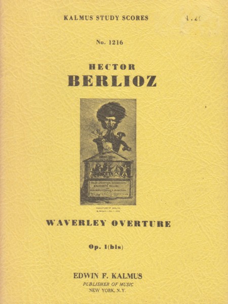 Waverley Overture, Op.1 (bis) - Study Score