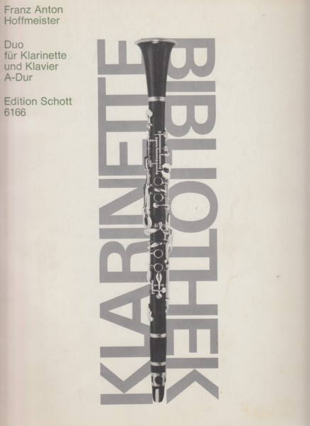 Duo in A major for Clarinet and Piano