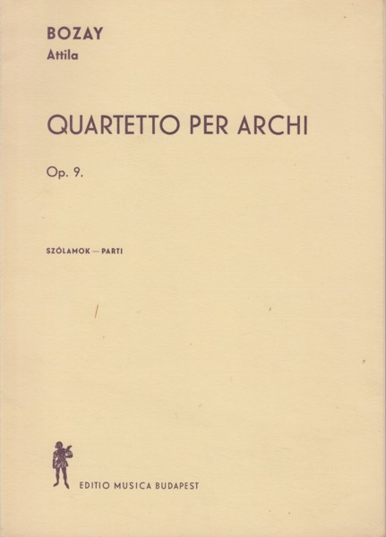 String Quartet, Op.9 - Score & Parts