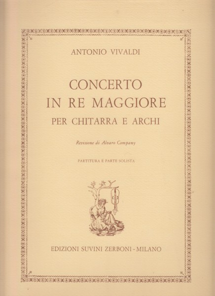 Concerto for Guitar and Strings in D major - Full Score & Guitar Part