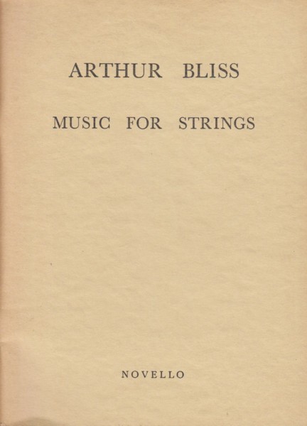 Music for Strings - Study Score