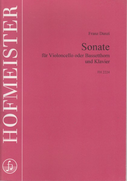 Sonata for Cello (or Bassetthorn) and Piano