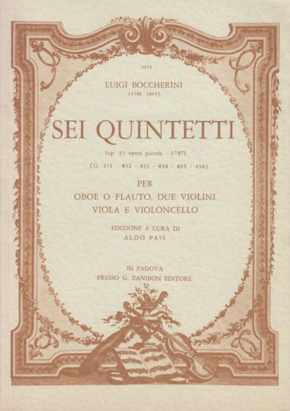 Six Quintets, Op.55 - Study Score