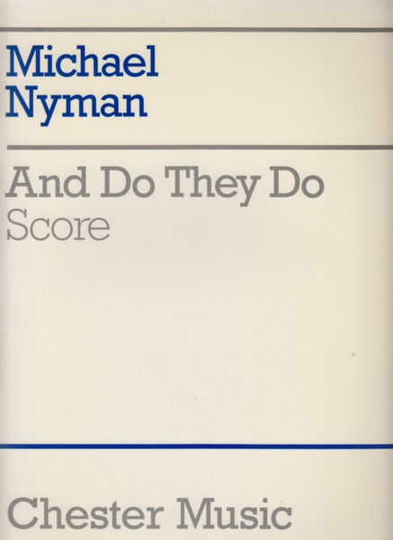 And Do They Do - Full Score