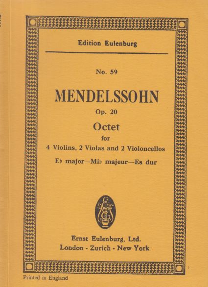 Octet in E flat, Op.20 - Study Score