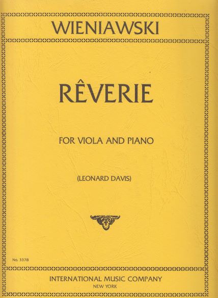 Reverie for Viola and Piano