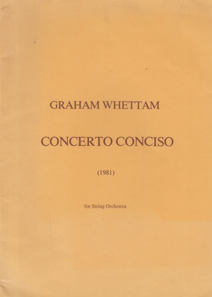 Concerto Conciso (1981) - Full Score