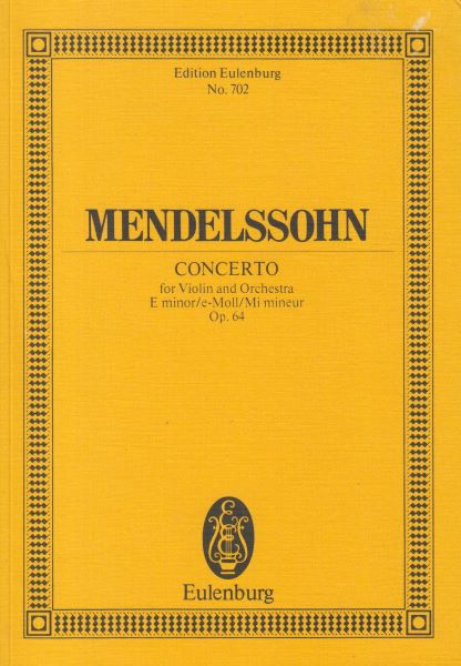 Concerto for Violin and Orchestra in e minor, Op.64 - Study Score