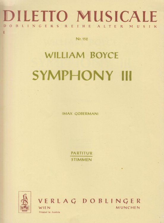 Symphony No.3 - Full Score