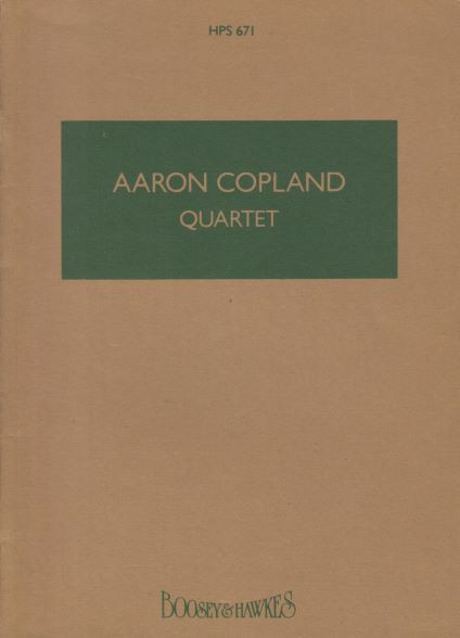 Quartet for Piano and Strings - Study Score