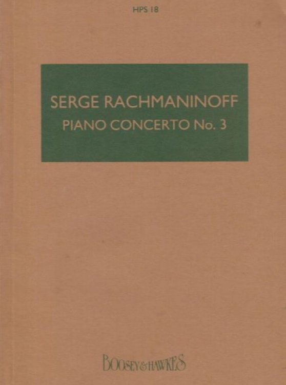 Piano Concerto No.3 , Op.30 - Study Score