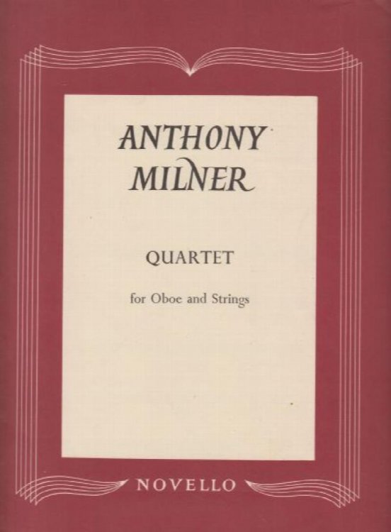 Quartet for Oboe and Strings, Op.4 - Set of Parts
