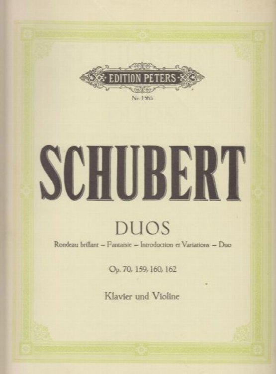 Rondeau Brillant, Op.70; Fantaisie, Op.159; Introduction et Variations, Op.160; Duo, Op.162 - Violin & Piano