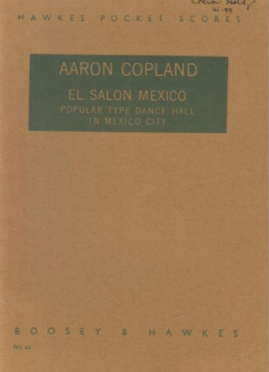 El Salon Mexico - Study Score
