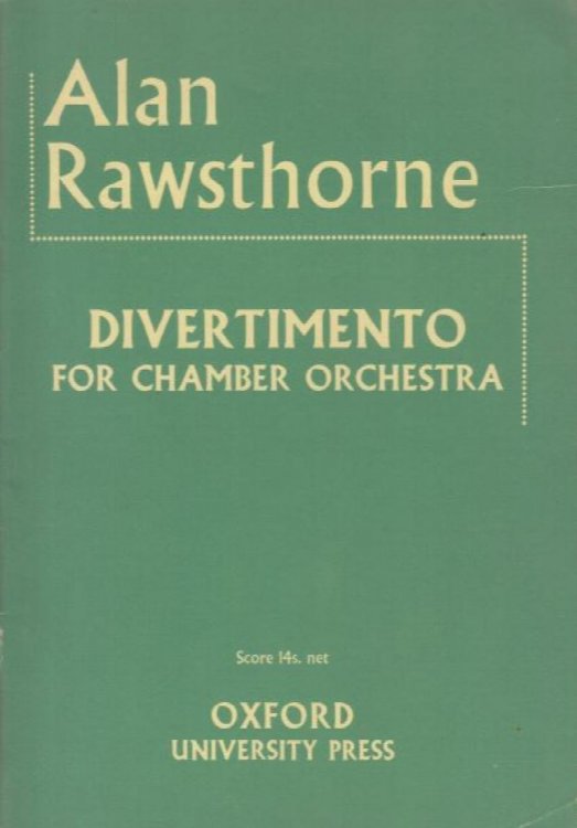 Divertimento for Chamber Orchestra - Study Score