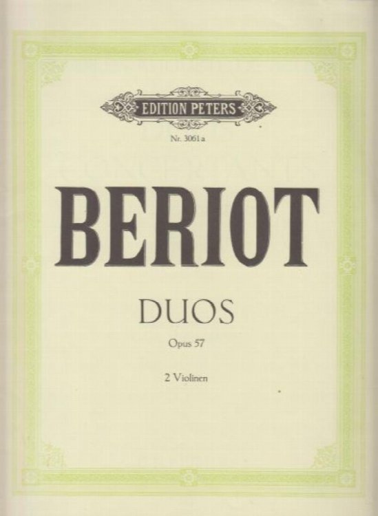 3 Duos Concertants for 2 Violins, Op.57