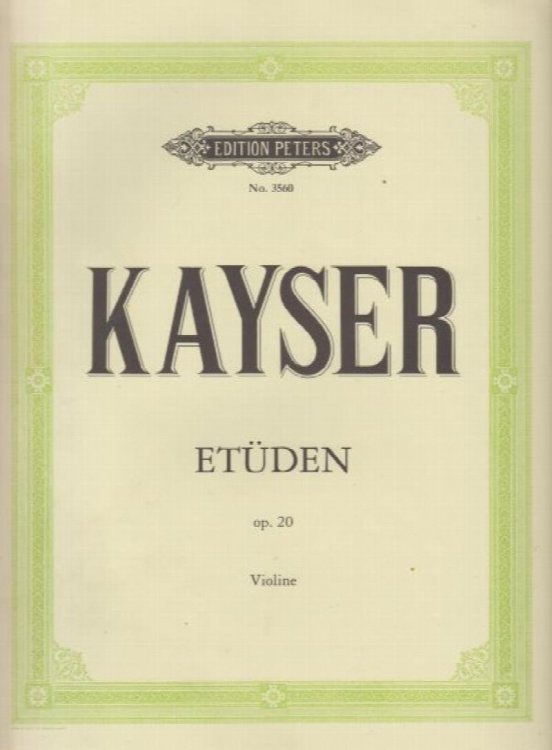 36 Studies for Violin, Op.20