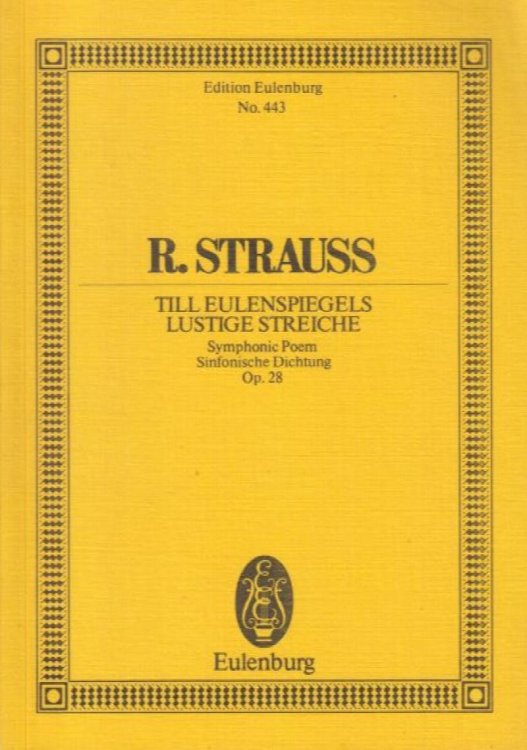 Till Eulenspiegels Lustige Streiche - Study Score