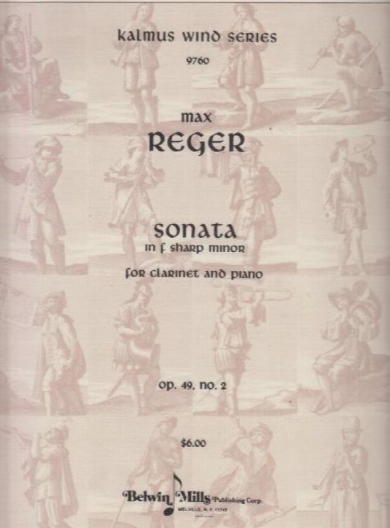 Clarinet Sonata in f sharp minor, Op.49 No.2