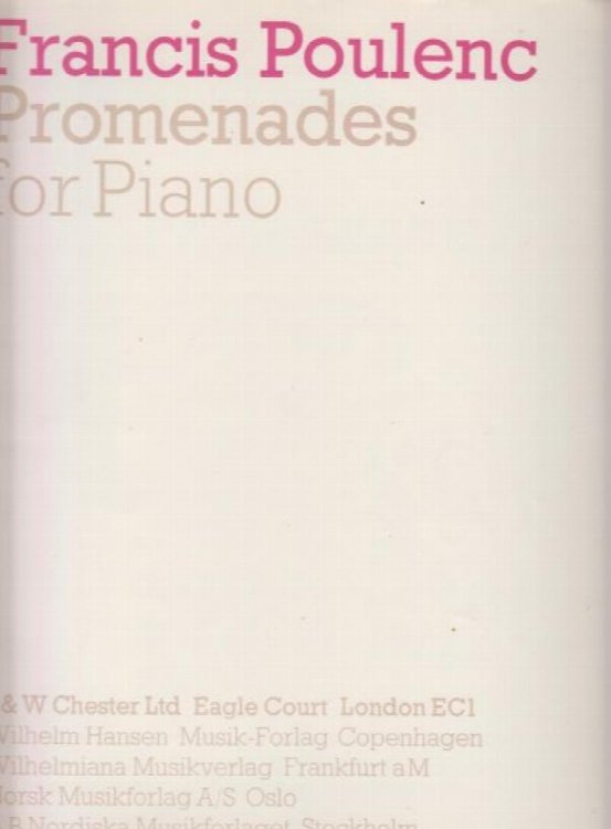 Promenades for Piano