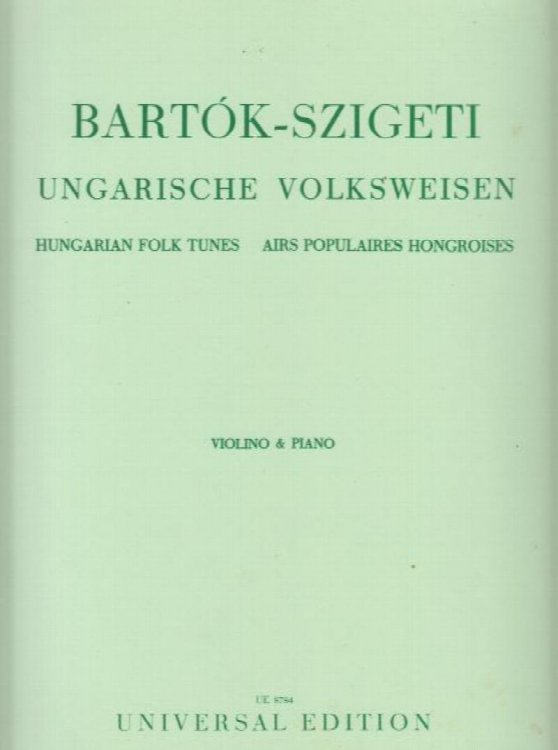 Hungarian Folk Tunes - Violin & Piano