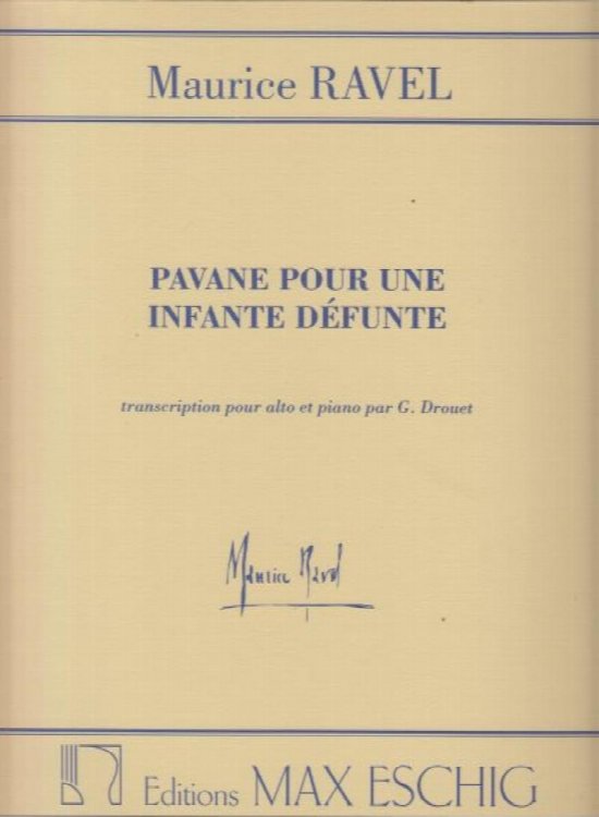 Pavane pour une Infante Defunte - Viola & Piano