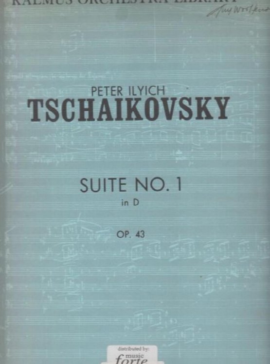 Suite No.1 in D, Op.43 - Full Score