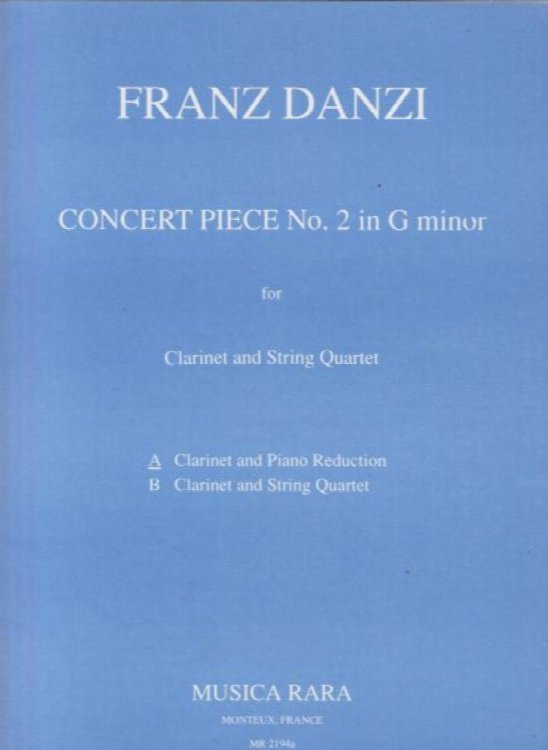 Concert Piece No.2 in g minor - Clarinet & Piano