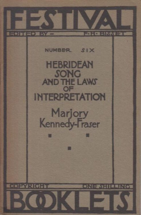 Hebridean Song and the Laws of Interpretation