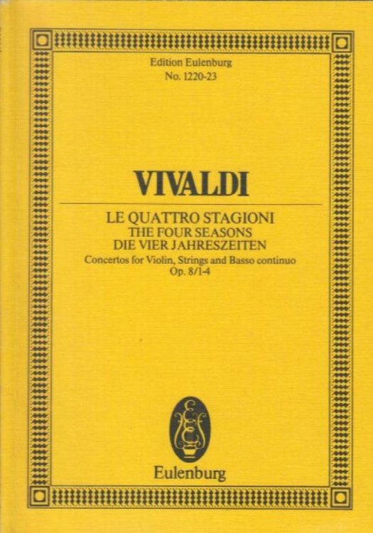 The Four Seasons, Op.8/1-4 - Study Score
