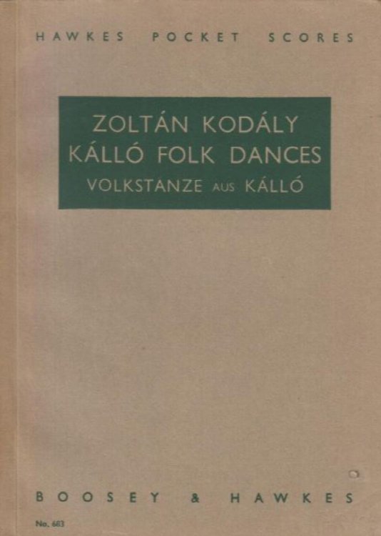 Kallo Folk Dances - Study Score