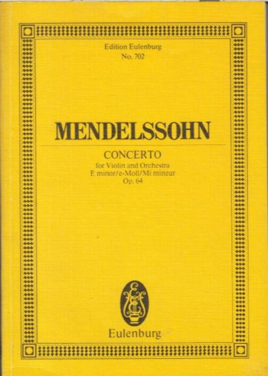 Violin Concerto in e minor, Op.64 - Study Score