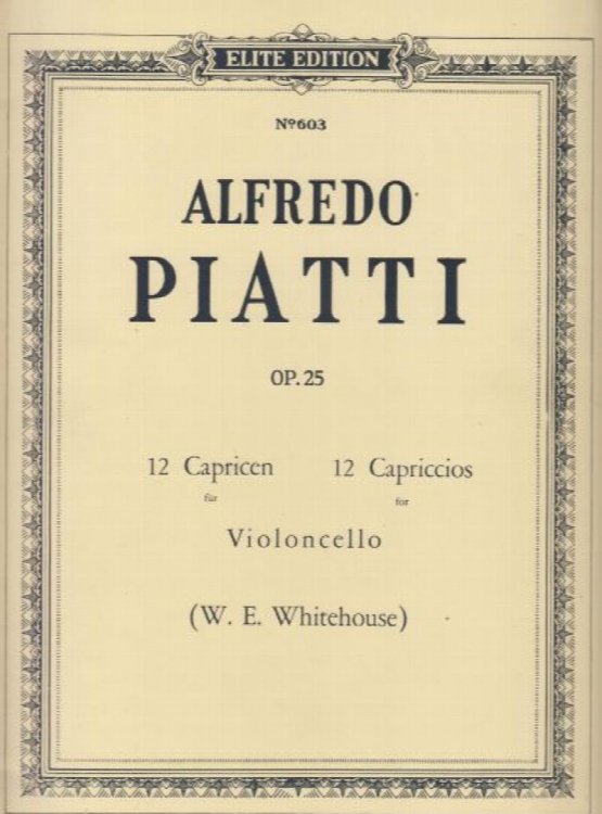 12 Capriccios Op.25 for Cello