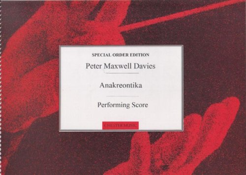 Anakreontika - Performing Score