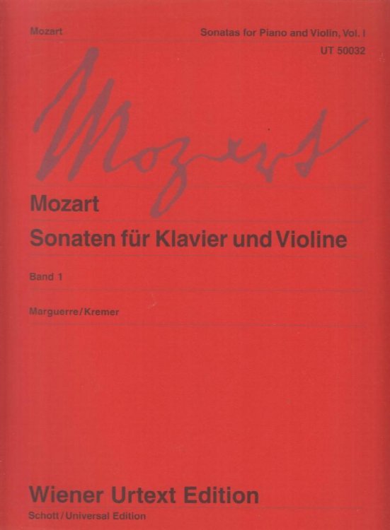 Sonatas for Violin and Piano Volume 1